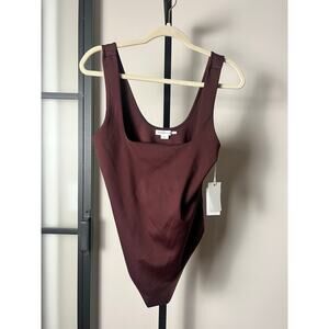 NWT Good American Scuba Modern Tank Bodysuit Size XL